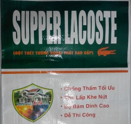 Đại lý bột trét tường suppper lacoste TPHCM