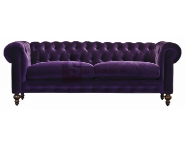 Ghế sofa màu cà tím cố điển -SG 0002