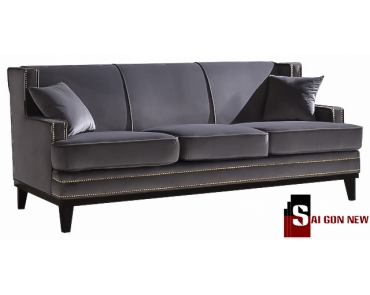 Ghế sofa cổ điễn màu xám -Mã SG0001